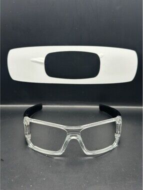 Oakley Batwolf Polished Clear/Black Gold Text Frame